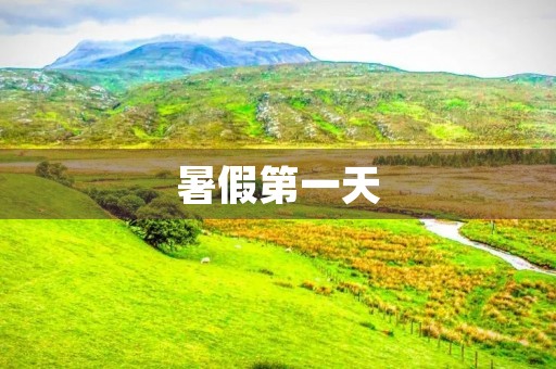 暑假第一天 暑假第一天