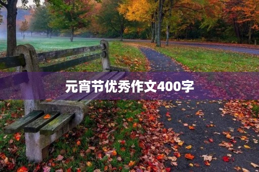 元宵节优秀作文400字
