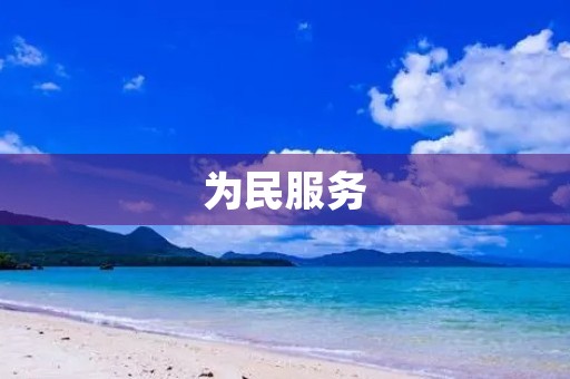 为民服务
