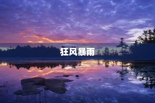 狂风暴雨 狂风暴雨
