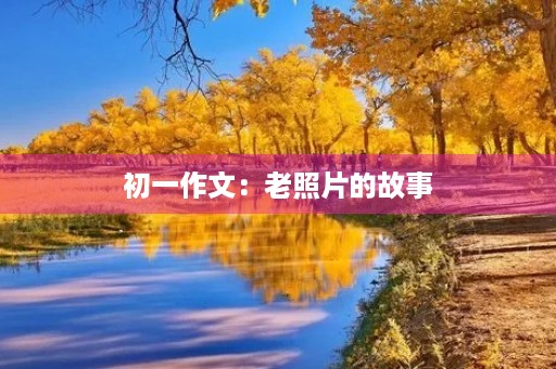 初一作文:老照片的故事 初一作文:老照片的故事