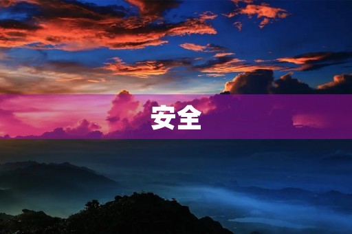 安全 安全