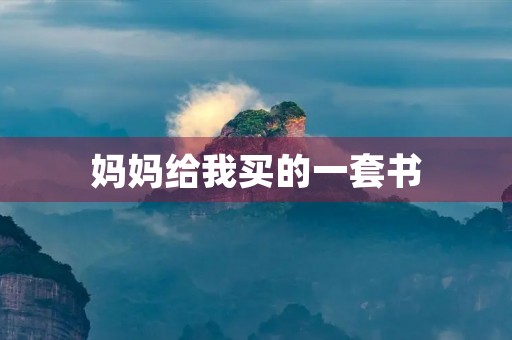妈妈给我买的一套书 妈妈给我买的一套书