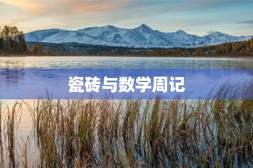 瓷砖与数学周记 瓷砖与数学周记