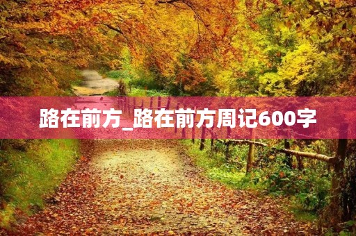 路在前方_路在前方周记600字 路在前方_路在前方周记600字