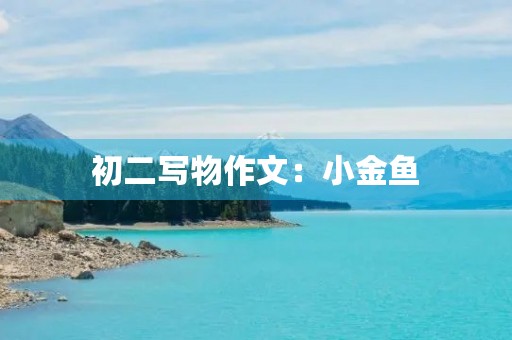 初二写物作文:小金鱼 初二写物作文:小金鱼