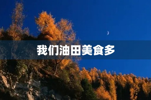 我们油田美食多 我们油田美食多