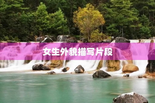女生外貌描写片段