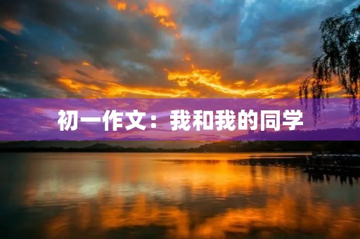 初一作文:我和我的同学 初一作文:我和我的同学