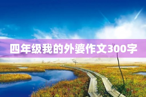 四年级我的外婆作文300字 四年级我的外婆作文300字
