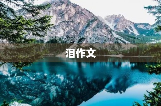 泪作文 泪作文