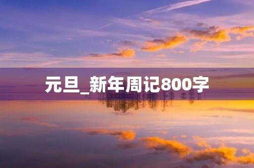 元旦_新年周记800字 元旦_新年周记800字