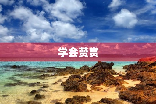 学会赞赏 学会赞赏