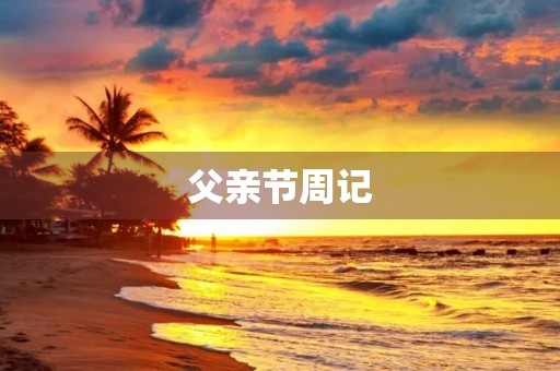 父亲节周记
