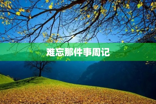 难忘那件事周记 难忘那件事周记