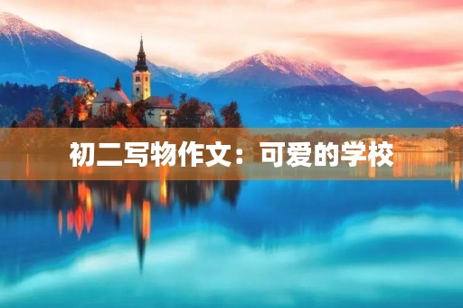 初二写物作文：可爱的学校