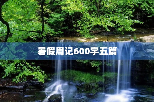 暑假周记600字五篇 暑假周记600字五篇