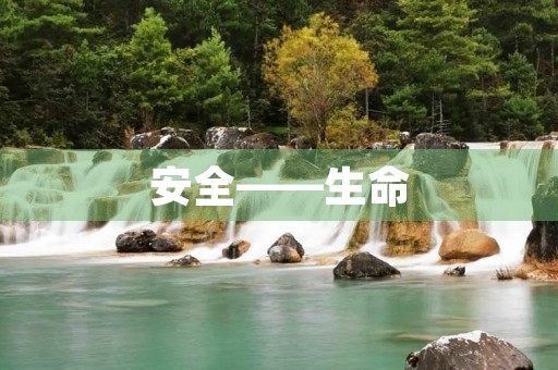 安全——生命