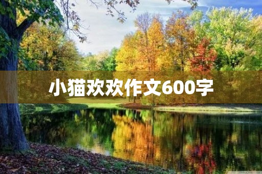 小猫欢欢作文600字 小猫欢欢作文600字