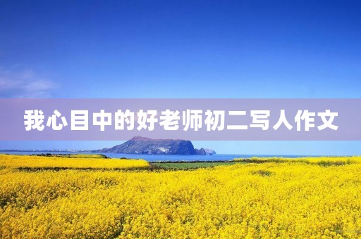 我心目中的好老师初二写人作文