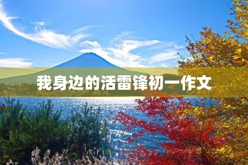我身边的活雷锋初一作文