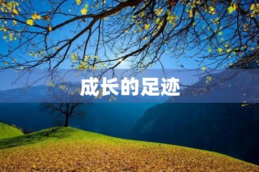 成长的足迹 成长的足迹