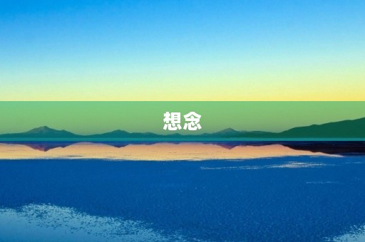 想念 想念