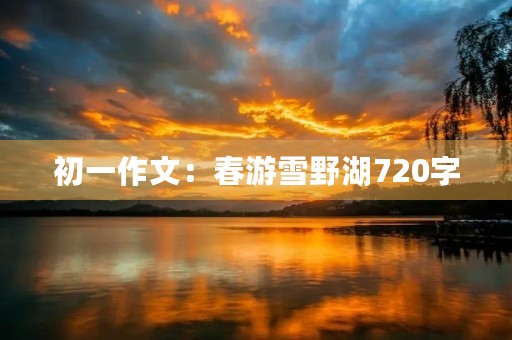 初一作文:春游雪野湖720字 初一作文:春游雪野湖720字