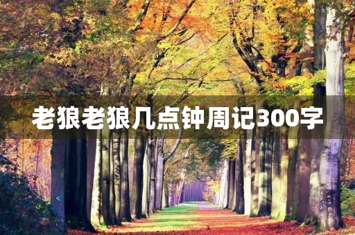 老狼老狼几点钟周记300字 老狼老狼几点钟周记300字