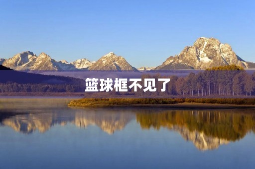 篮球框不见了