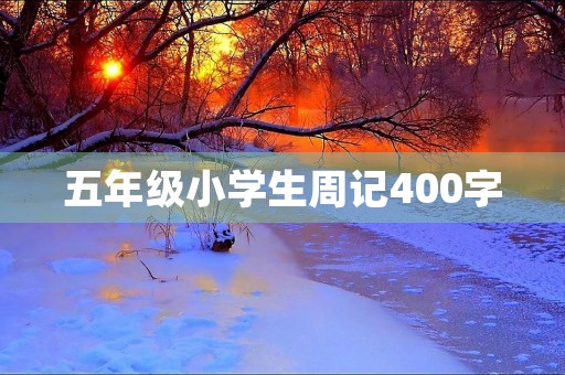五年级小学生周记400字
