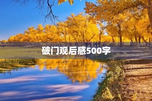 破门观后感500字 破门观后感500字