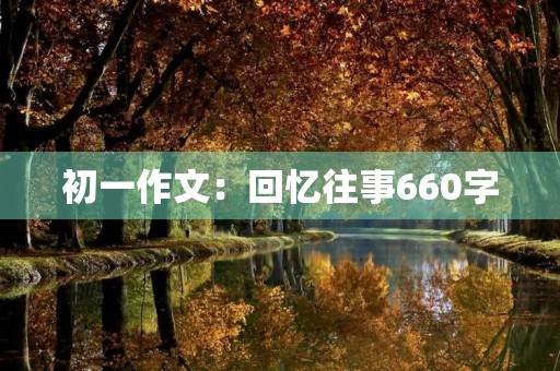 初一作文：回忆往事660字