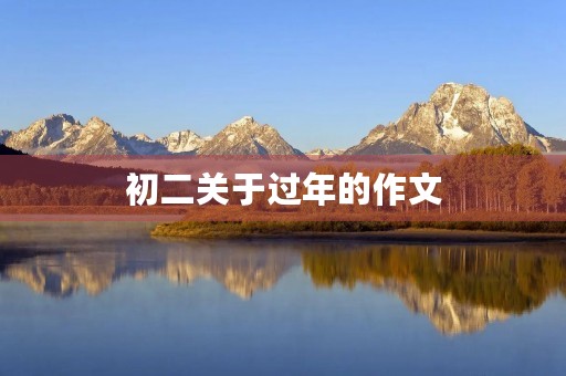 初二关于过年的作文 初二关于过年的作文