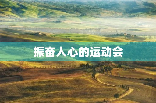 振奋人心的运动会 振奋人心的运动会