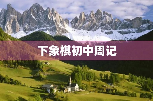 下象棋初中周记 下象棋初中周记