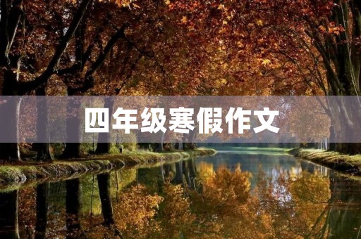 四年级寒假作文 四年级寒假作文