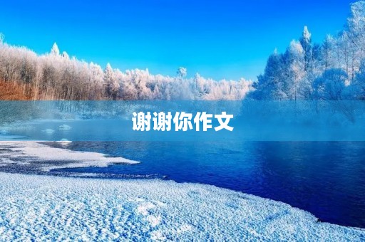 谢谢你作文 谢谢你作文