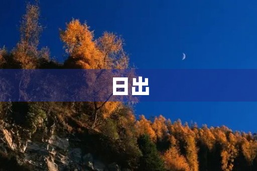 日出 日出