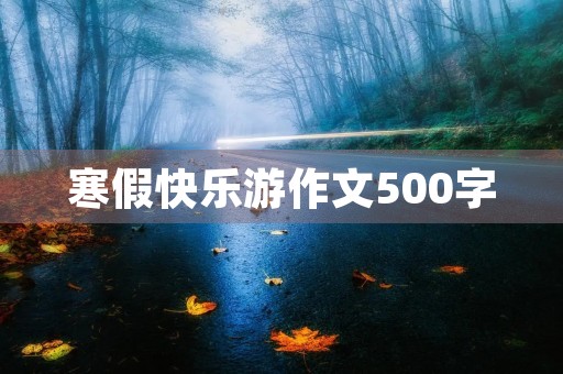 寒假快乐游作文500字 寒假快乐游作文500字