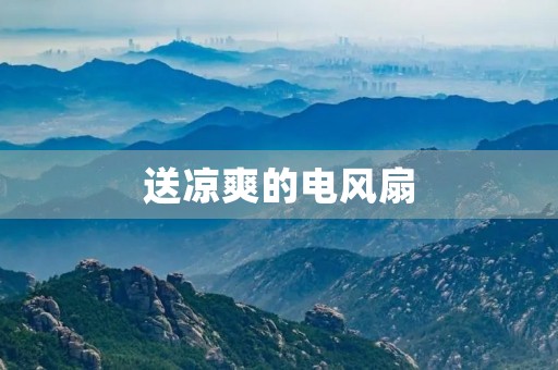 送凉爽的电风扇 送凉爽的电风扇