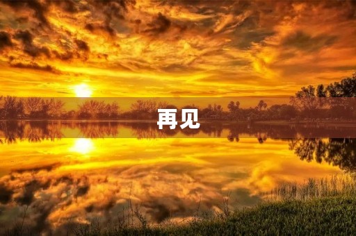 再见