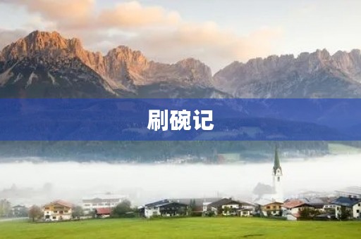 刷碗记