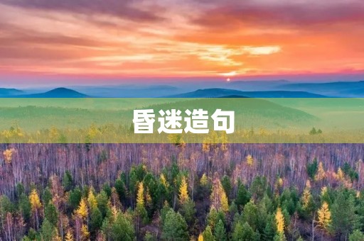 昏迷造句 昏迷造句