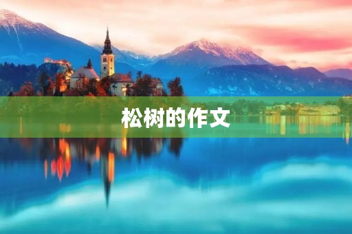 松树的作文