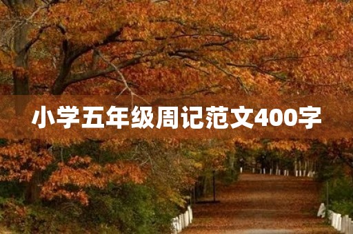 小学五年级周记范文400字