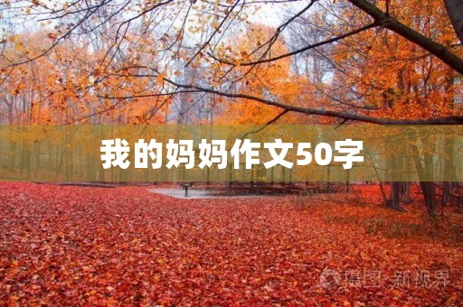 我的妈妈作文50字
