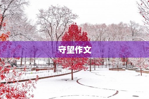 守望作文 守望作文