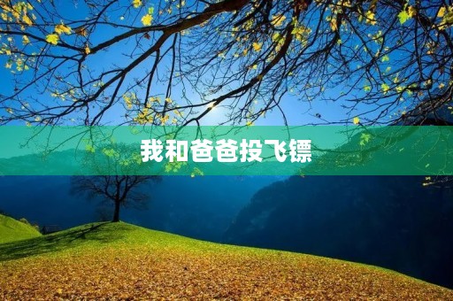 我和爸爸投飞镖 我和爸爸投飞镖