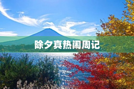 除夕真热闹周记 除夕真热闹周记